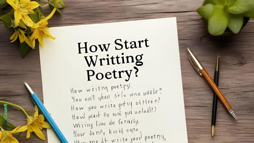 How to Start Writing Poetry