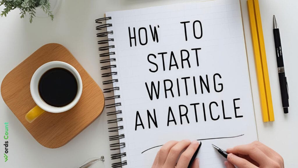 How to Start Writing an Article