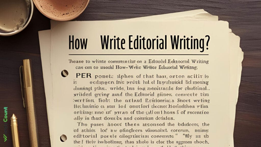 How to Write Editorial Writing
