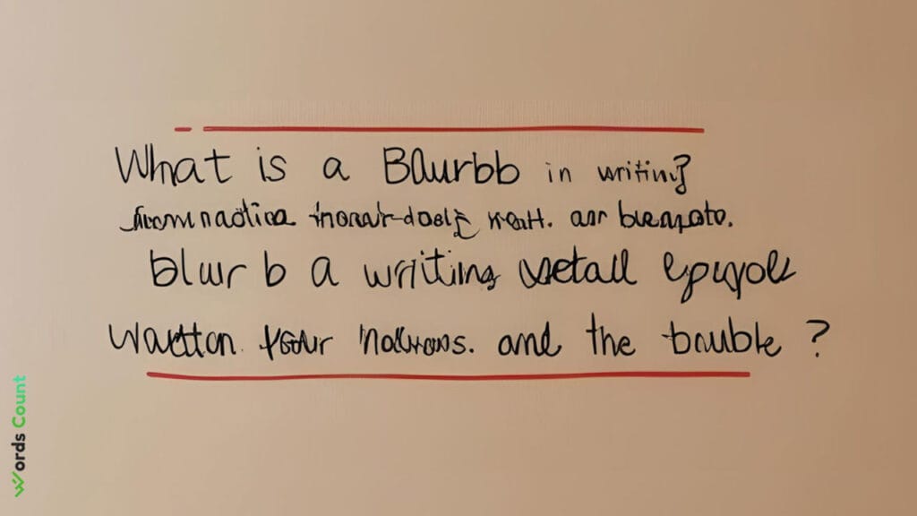 What is a Blurb in Writing