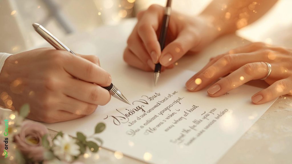 How to Write Heartfelt Wedding Vows
